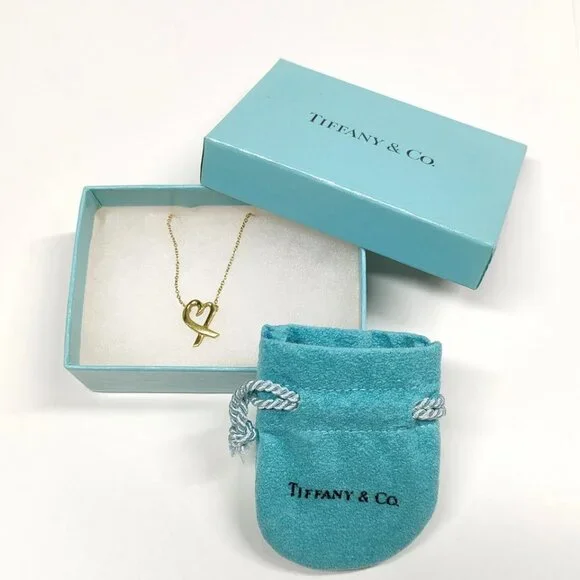 Tiffany and Co. Necklace Loving Heart Picasso Gold 367-050725 - Picture 9 of 9